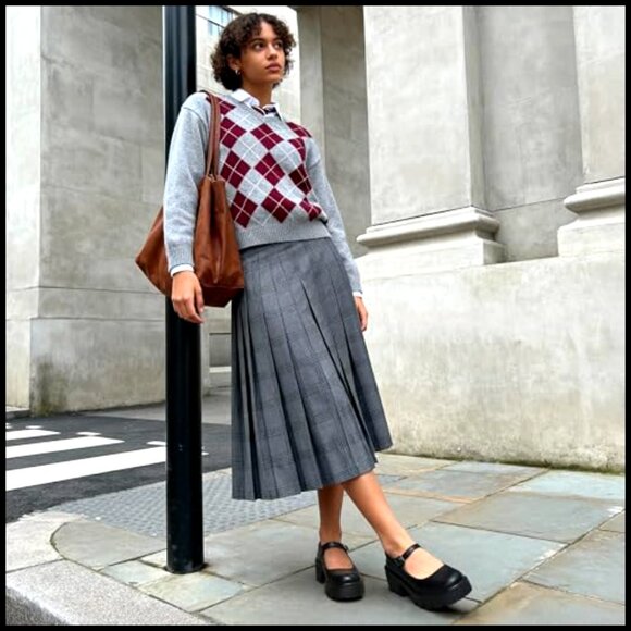 Chunky Platform Mary Jane Pumps Retro Y2K Style Ankle Strap Dress Shoes - Picture 2 of 7